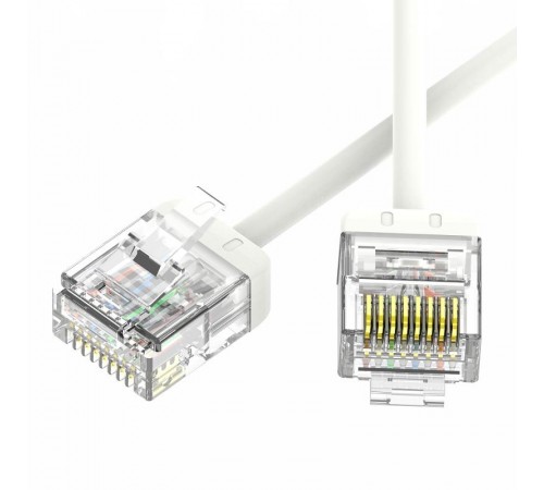 Патч-корд неэкранированный Ultra SLIM CAT6 U/UTP 4х2, 32 AWG, LSZH, белый, 1,5м  RN6UU4515WH-32  DKC
