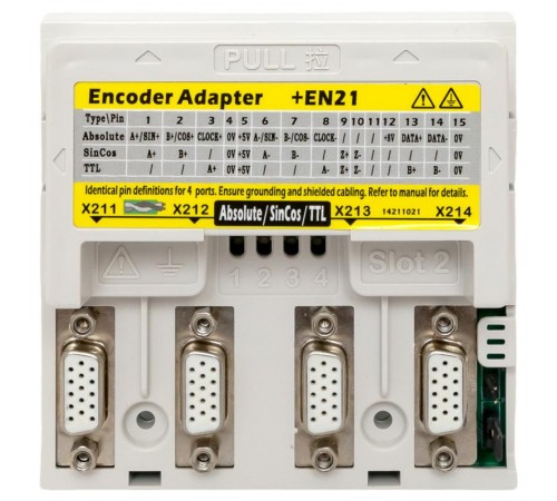 Карта расширения для подключения энкодера Absolute/SinCos/TTL для преобразователя частоты PRO-Drive PD-500   PD-500-ACC-EN21  EKF