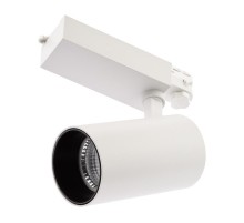 Светильник светодиодный трековый трёхфазный SТR-30-36-30K-W40 узкий луч 3000K белый  Б0049774  ЭРА