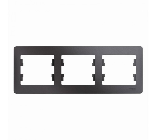 Glossa Графит Рамка 3-ая, горизонтальная  GSL001303  SE