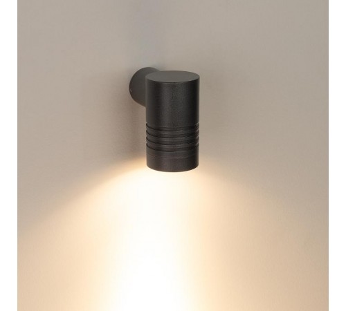 Светильник KT-RAY-WALL-R46-3W Warm3000 (GR, 24 deg, 24V) (Arlight, IP65 Металл, 3 года)  034116  Arlight