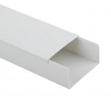 KK-W-80-60 Кабель-канал ЭРА 80x60 белый (18м.)  Б0031141  ЭРА