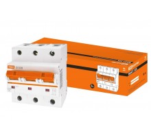 Выключатель автоматический трехполюсный ВА47-125 100А D 15кА  SQ0208-0035  TDM