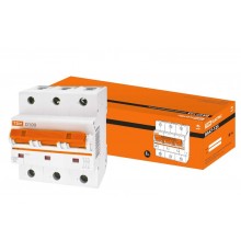 Выключатель автоматический трехполюсный ВА47-125 100А D 15кА  SQ0208-0035  TDM