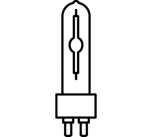 Лампа металлогалогенная МГЛ 100Вт G12 трубчатая прозрачная тепло-белая 3000К 93В (керамика) HCI-T 100W/830 WDL PB UVS G12 12X1  4008321682963  Osram