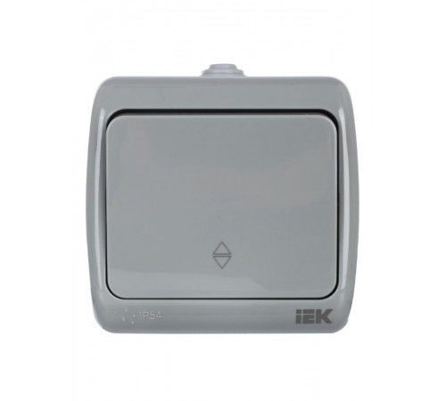 AQUATIC IEK Выключатель 1-клавишный проходной 10А О/У IP54 ВС-20-1-2-А  EVA12-K03-10-54  GENERICA