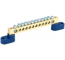 Шина N ноль на 2-угловых изоляторах ШНИ-8х12-12-У2-С  YNN10-812-12C2-K07  IEK