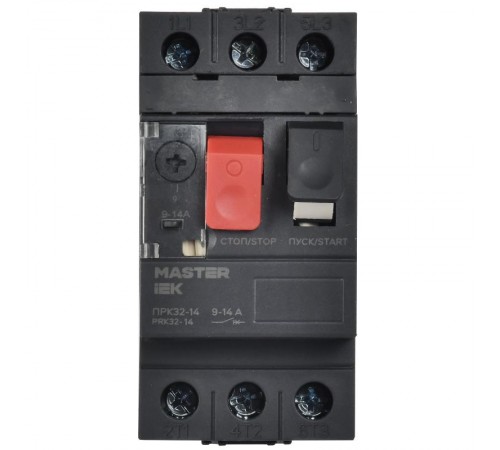 Пускатель ручной кнопочный ПРК32-14 In=14A Ir=9-14A Ue 660В  DMS11-014  IEK