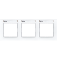 Рамка 3-кратная AC5830BFNAWW Jung