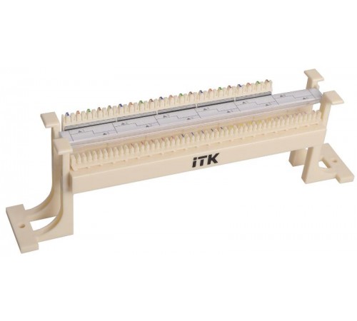 Кросс-панель на кронштейне 50-парная 110 т.  CP50-110-1  ITK