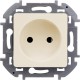 Inspiria Слоновая кость Розетка без заземления С/У без рамки  673711  Legrand