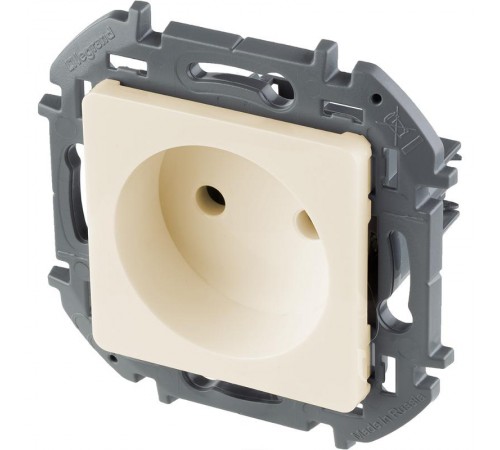 Inspiria Слоновая кость Розетка без заземления С/У без рамки  673711  Legrand