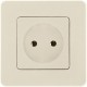 Inspiria Слоновая кость Розетка без заземления С/У без рамки  673711  Legrand