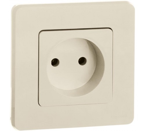 Inspiria Слоновая кость Розетка без заземления С/У без рамки  673711  Legrand