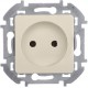 Inspiria Слоновая кость Розетка без заземления С/У без рамки  673711  Legrand