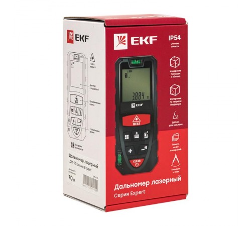 Дальномер лазерный LDM-70 (70 м) EKF Expert  ldm-70  EKF