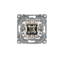 Механизм 1-клавишного выключателя, 2-полюсного, 16А/250В 2 дополнительные клеммы  1062.21   2TKA000130G1  ABB