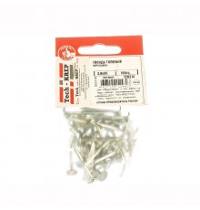 Гвоздь толевый евро оцинк. 3,0х30 (100 г) - пакет  128314  Tech-KREP