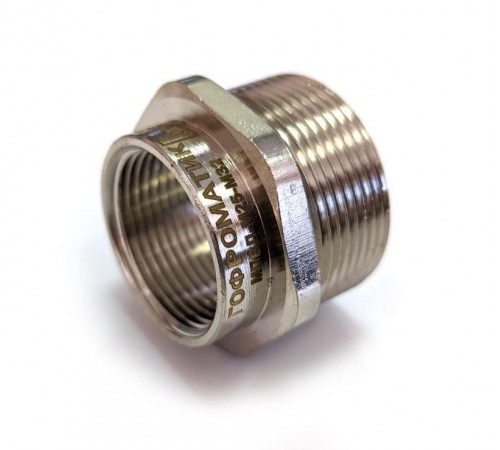 Муфта Ex-переходная МПВЛ-М40-G1 1/2 Ех е II Gb U  zeta30558  ГОФРОМАТИК
