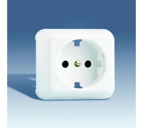 Simon 73 Накладка со шторками на розетку с/з, S73, белый  73044-30  Simon