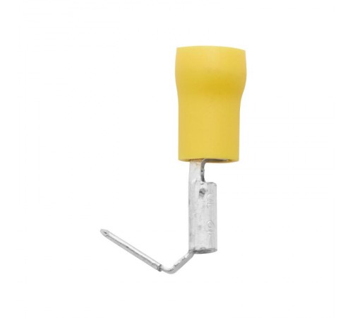 Наконечник плоский, с изолир.фланцем (смешанный), 2,5-6мм.кв. 6,3х0,8мм.  2C30P  DKC