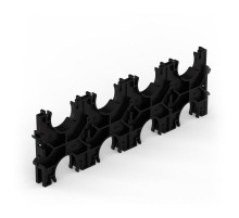 Кластер для двустенных труб d32 мм, четверной, двухсторонний (110 шт/кор)  PR13.02585  Промрукав