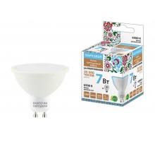 Лампа светодиодная PAR16 7 Вт, 230 В, 6500 К, GU10 Народная  SQ0340-1663  TDM