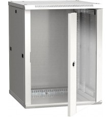 Шкаф LINEA W 18U 600x600 мм дверь стекло, RAL7035  LWR3-18U66-GF  ITK