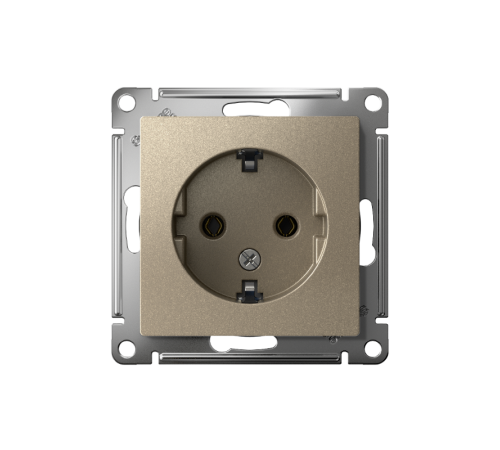 AtlasDesign Шампань Розетка с заземлением, 16А, механизм  ATN000543  SE