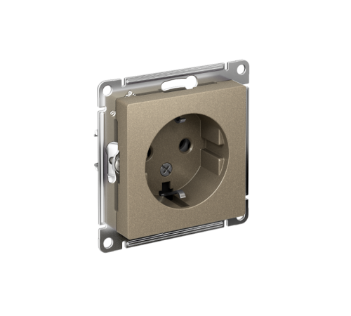 AtlasDesign Шампань Розетка с заземлением, 16А, механизм  ATN000543  SE