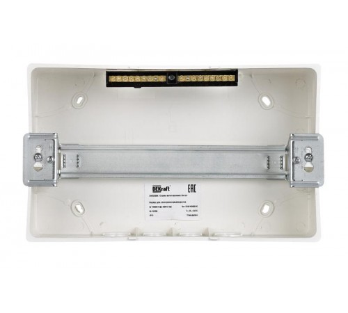 Корпус пласт. встраиваемый прозр. дв. 1 ряд 13 мод. IP41 ЩРВ-П  31053DEK  DEKraft