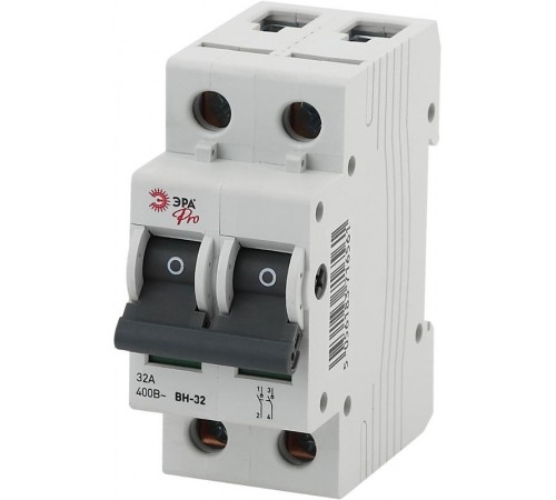 Выключатель нагрузки модульный (мини-рубильник) ВН-32 2P 32A NO-902-92 Pro Б0031916  ЭРА