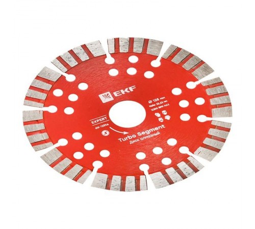 Диск алмазный Turbo Segment (125х22.23 мм) Expert  dd-125ts  EKF