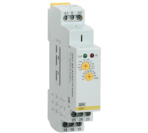 Реле задержки выключения ORT. 2 конт. 12-240 В AС/DC   ORT-B2-ACDC12-240V  IEK