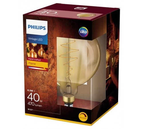 Лампа светодиодная LED classic-giant 40W E27 G200 G D  929001873401  PHILIPS