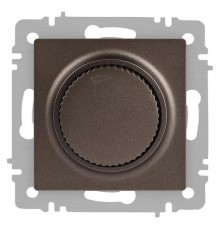 Светорегулятор Intro Accent 6-401-08 поворотный, 600Вт 230В, IP20, СУ, бронза  Б0063684  Intro