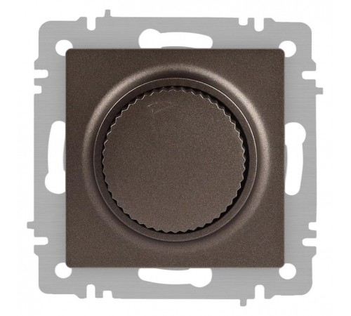 Светорегулятор Intro Accent 6-401-08 поворотный, 600Вт 230В, IP20, СУ, бронза  Б0063684  Intro