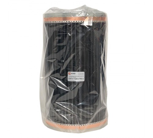 Инфракрасный пленочный теплый пол 220 Вт/м2 ширина 0,5 метра рулон 150 метров EKF PROxima  Ik-roll-220-150m  EKF