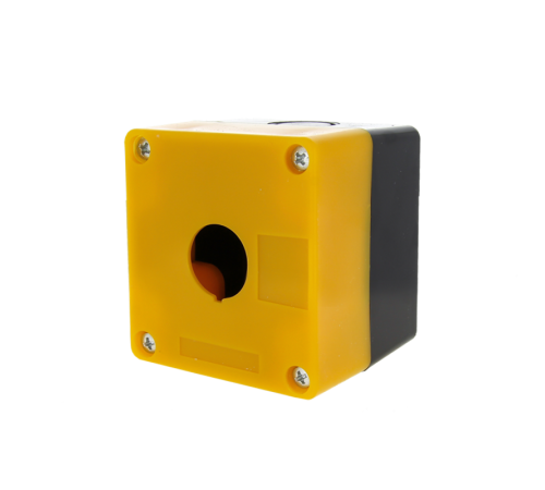 Корпус КП101 пластиковый 1 кнопка желтый EKF PROxima  cpb-101-o  EKF