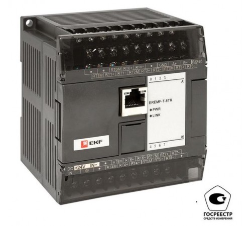 Модуль ввода термосопротивлений EREMF 8 PRO-Logic (с поверкой)  EREMF-T-8TR-V  EKF