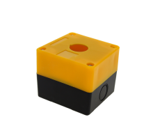 Корпус КП101 пластиковый 1 кнопка желтый EKF PROxima  cpb-101-o  EKF