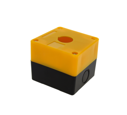 Корпус КП101 пластиковый 1 кнопка желтый EKF PROxima  cpb-101-o  EKF