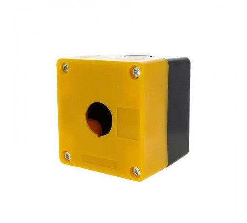 Корпус КП101 пластиковый 1 кнопка желтый EKF PROxima  cpb-101-o  EKF