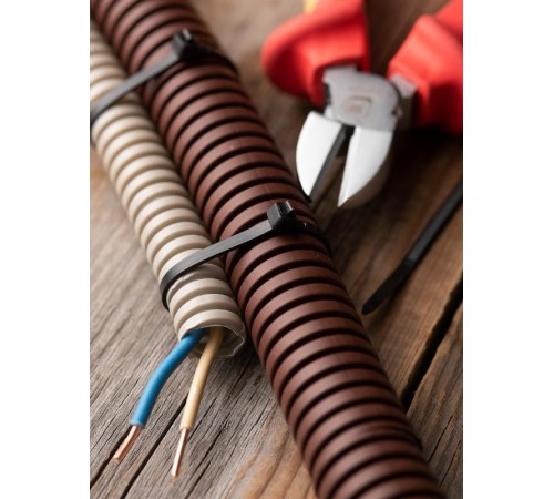 Хомут нейлоновый ЧЕРНЫЙ 3,6х200 (уп./100шт) EKF Simple  plc-cb-3.6x200  EKF