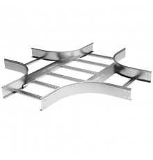 Ответвитель Х-образный 80х200 R300, цинк-ламельный  LX8302ZL  DKC