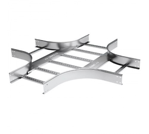 Ответвитель Х-образный 80х200 R300, цинк-ламельный  LX8302ZL  DKC