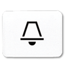 Окошко с символом для "KO-клавиш"; символ "звонок" , белое  33KWW  Jung