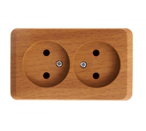 Этюд Бук О/У Розетка 2-ая без заземления без шторок  PA16-005T  SE