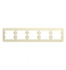 Glossa Бежевый Рамка 5-ая, горизонтальная  GSL000205  SE