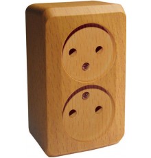 Этюд Бук О/У Розетка 2-ая без заземления без шторок  PA16-005T  SE